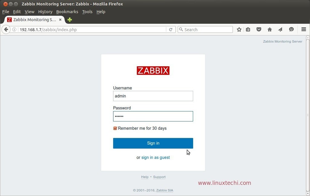 Zabbix-Web-Console