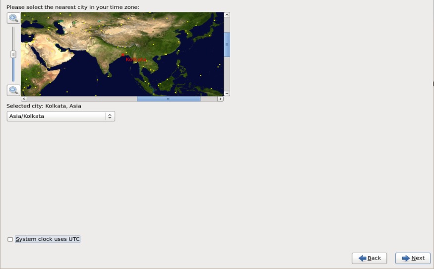 Time Zone in Centos 