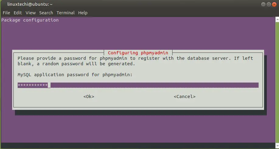 Password-phpmyadmin-ubuntu