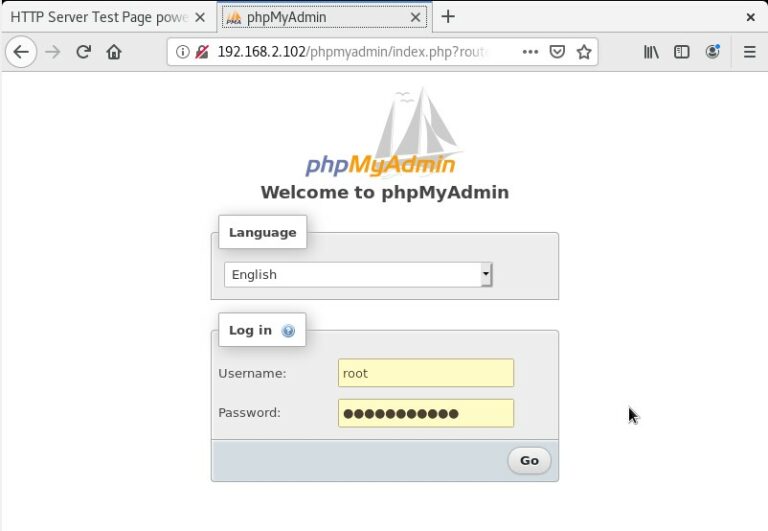 centos install phpmyadmin