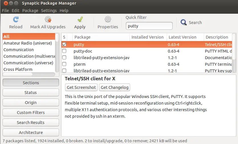 Putty software, free download For Mac