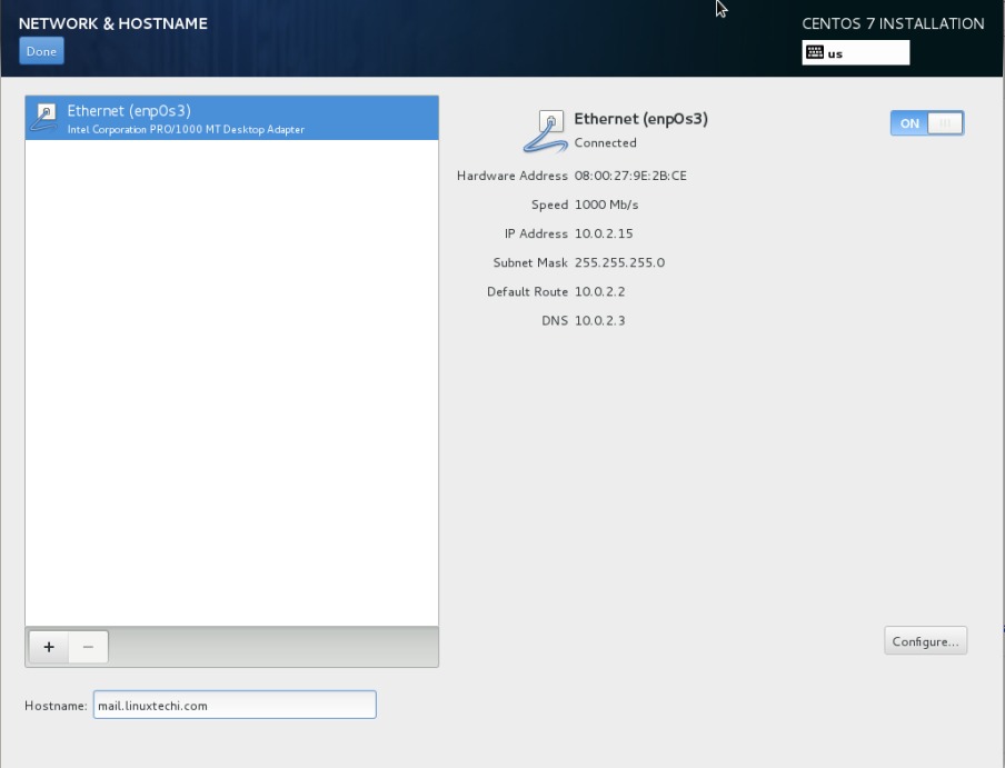 Network-hostname