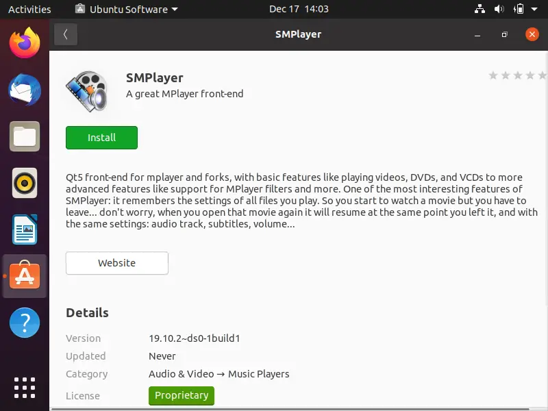 Smplayer-Ubuntu-Software