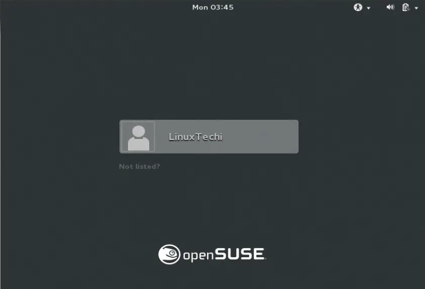 open-suse-login-screen