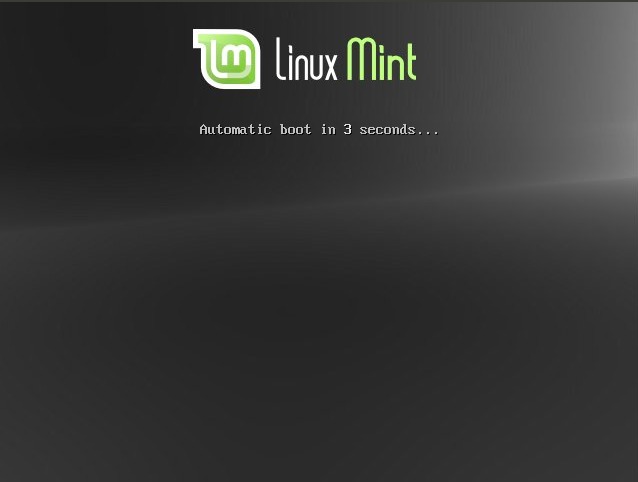 linux mint black screen installation