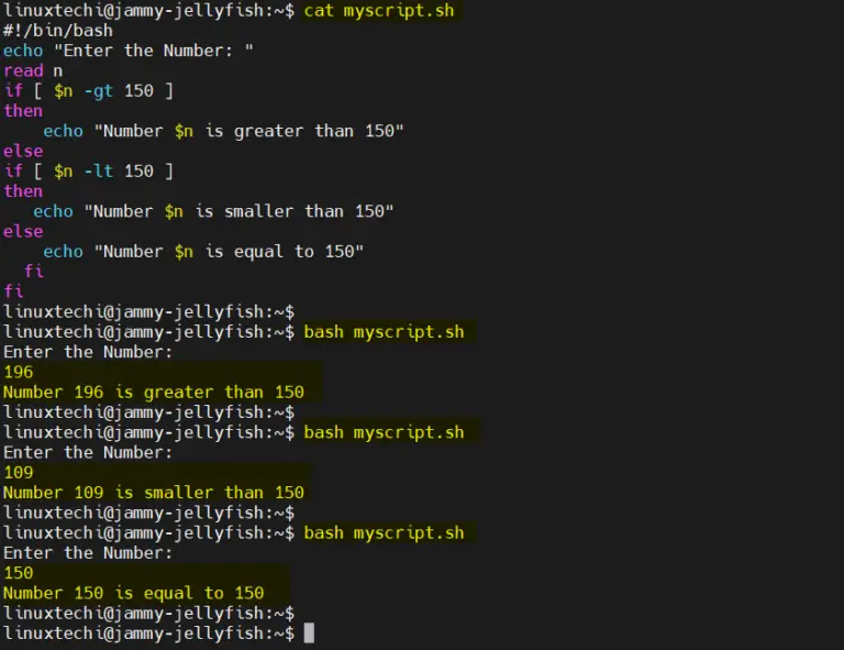 How to Use If Statement in Bash Scripting