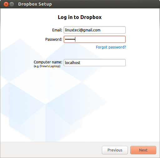 dropbox-credentials