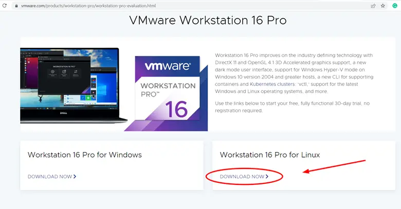 Download-VMware-Workstation-for-Linux