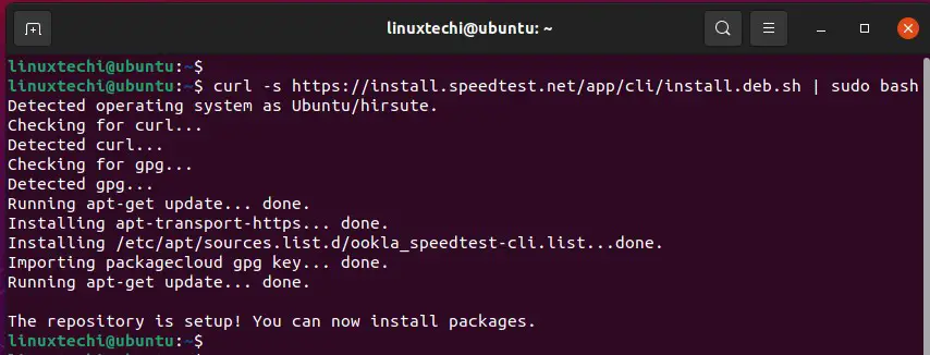 Speedcli-repo-ubuntu-linux