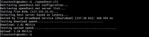 speedtest-cli