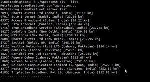 speedtest-servers