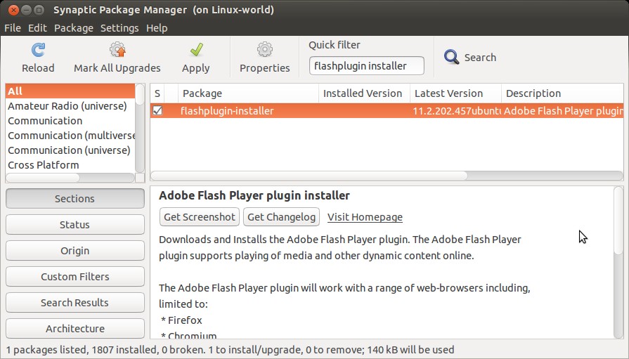 How to Install Adobe Flash Player on Ubuntu 15.04 / 16.04 ...