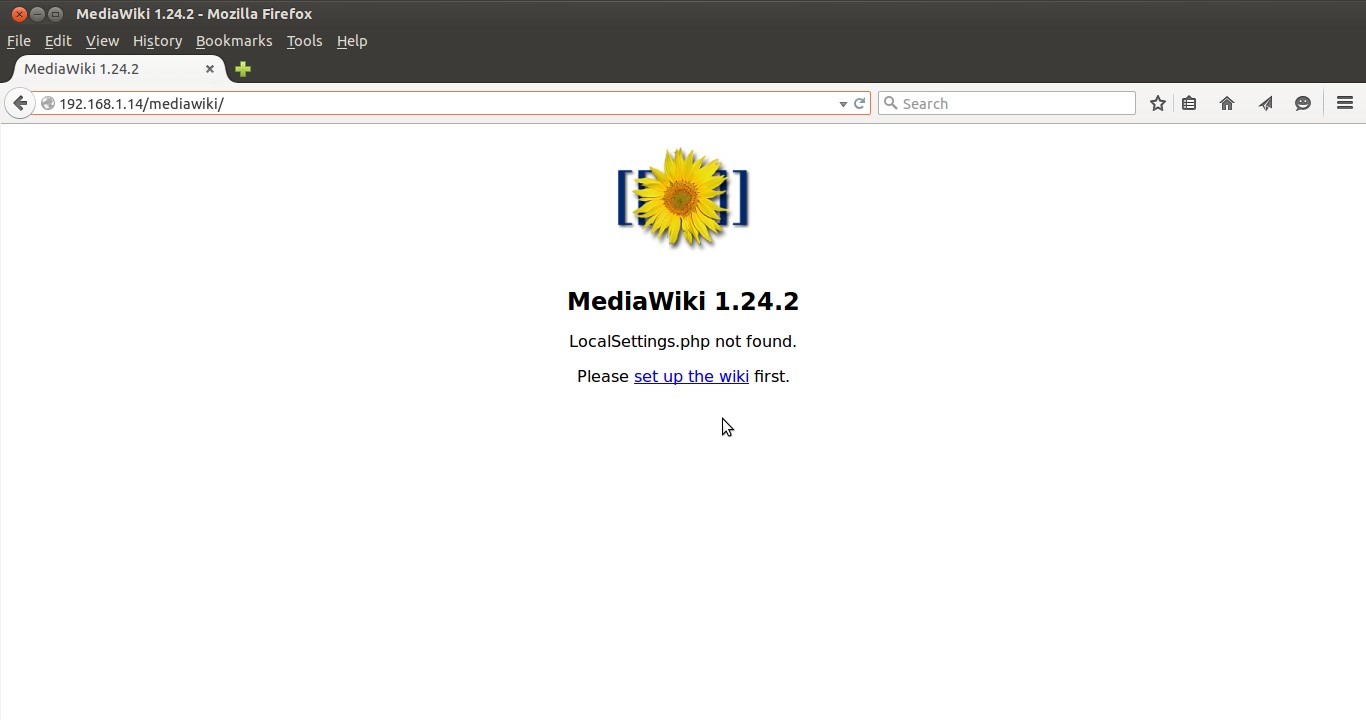 mediawiki install mediawiki install