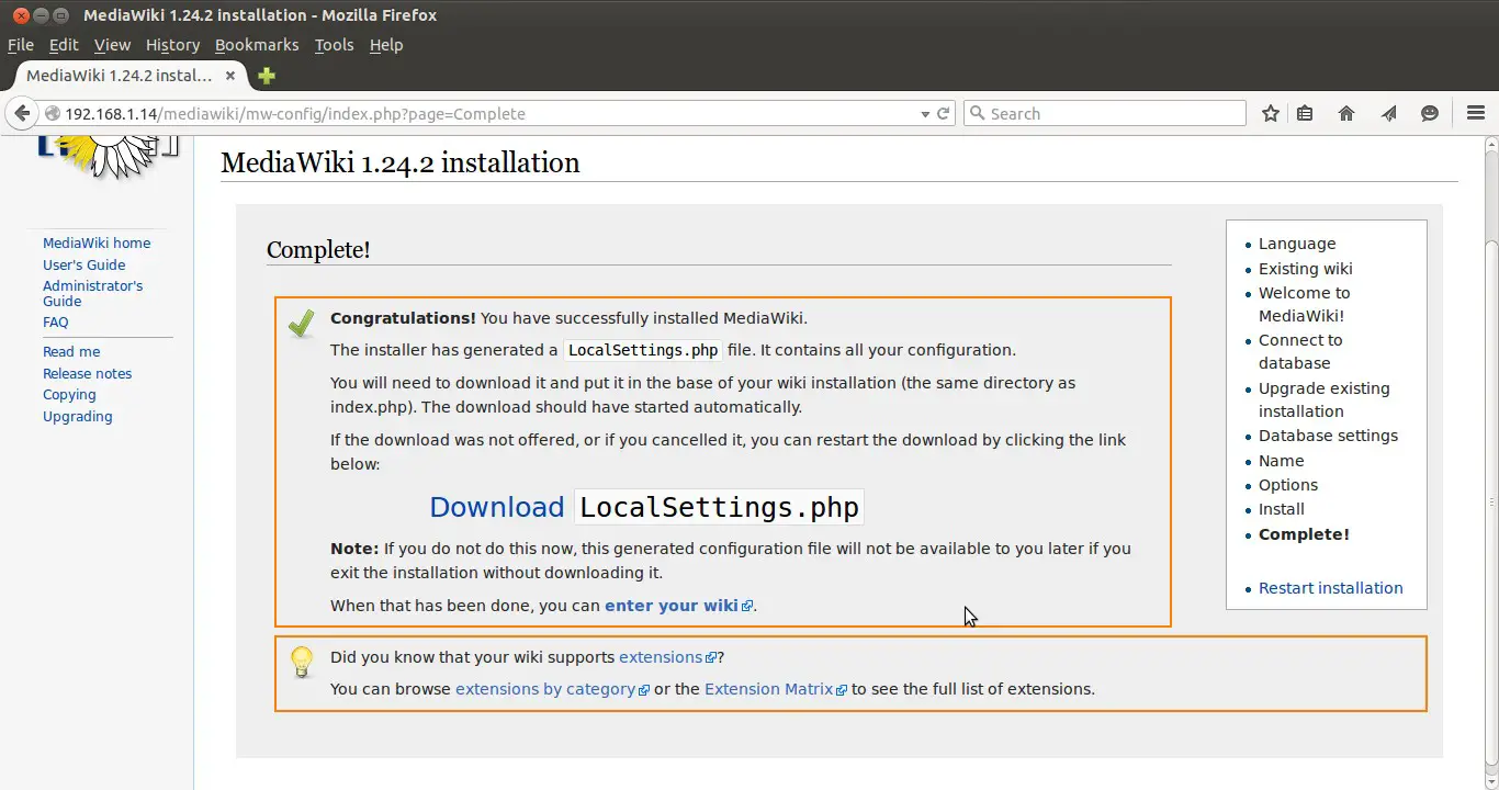 How To Install Mediawiki On Centos 7 Or Rhel 7 Server