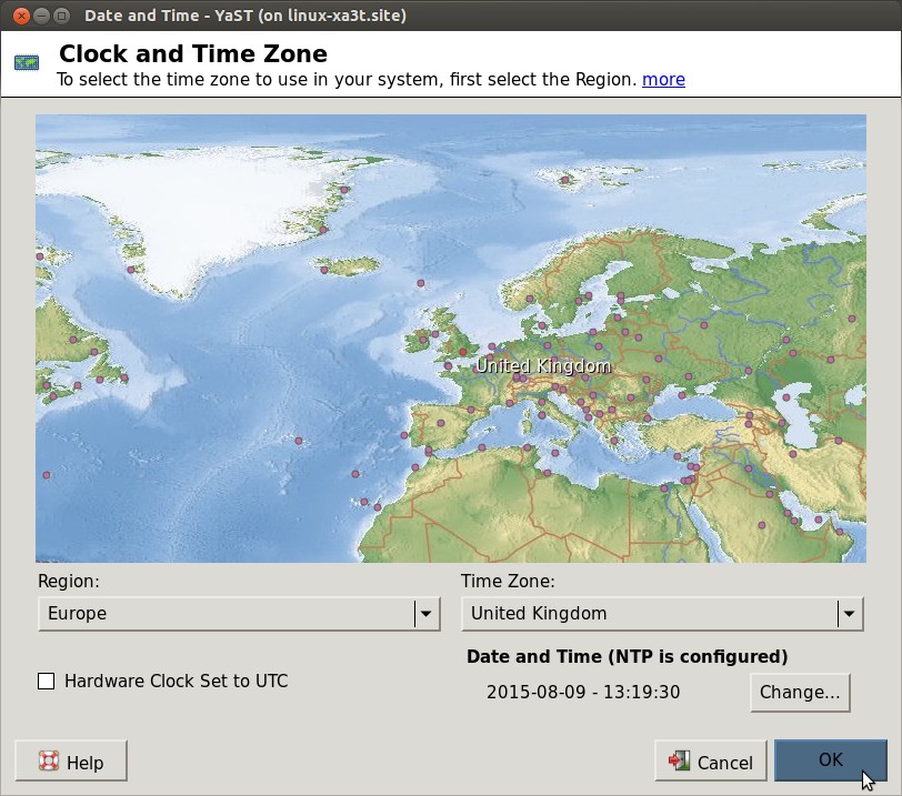 Date-and-Time-YaST