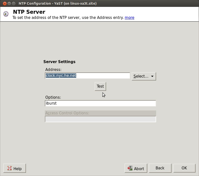 NTP-Server-Configuration-YaST