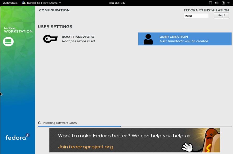 fedora23-installation-progress