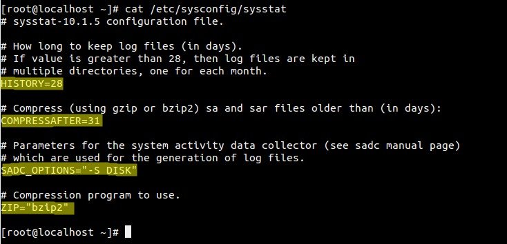sysstat-config-file