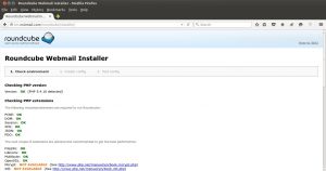Roundcube-Webmail-Installer-page