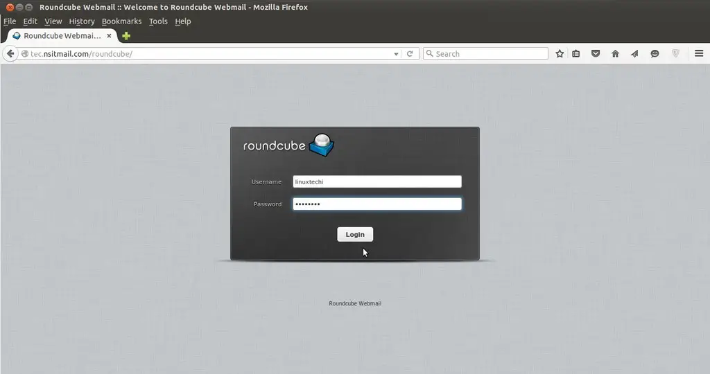 Roundcube-Webmail-login-page