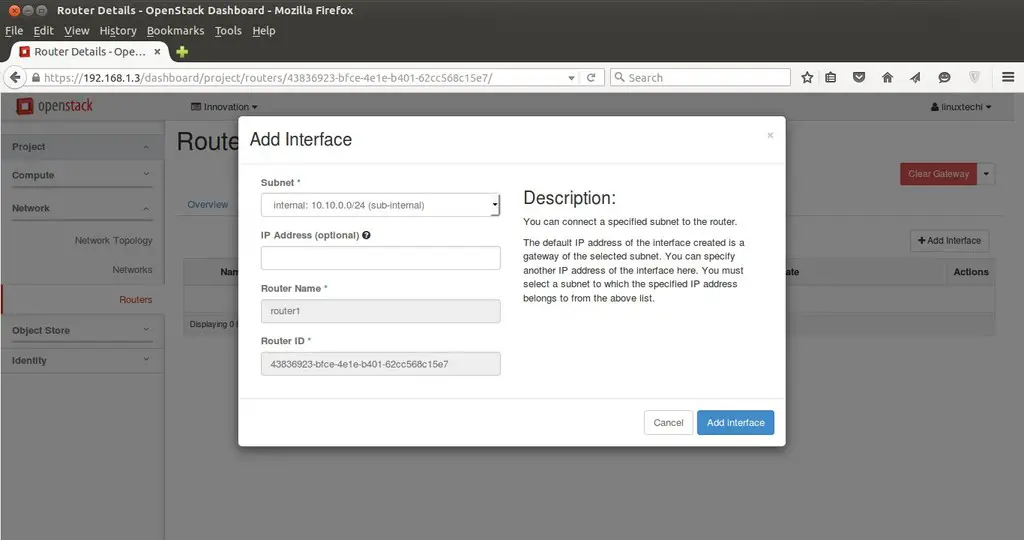 Add-internal-interface-router-OpenStack-Dashboard
