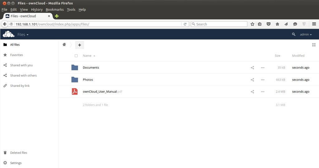 Home-Page-ownCloud