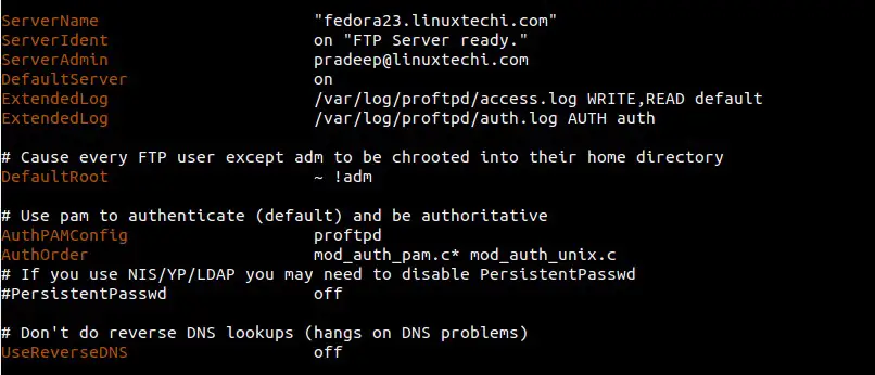 config-file-proftpd-fedora23