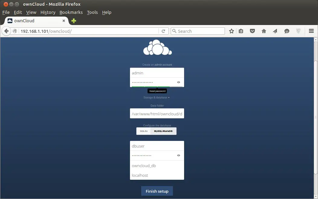 owncloud reset admin password owncloud reset admin password