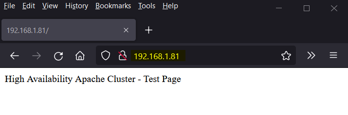 HA-Apache-Page-RHEL