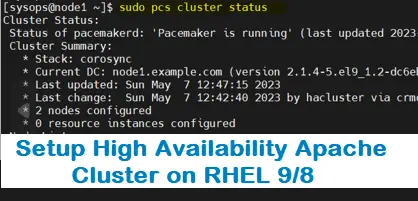 Setup-Apache-HA-Cluster-RHEL