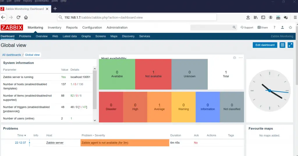 Zabbix-Monitoring-Dashboard-CentOS7