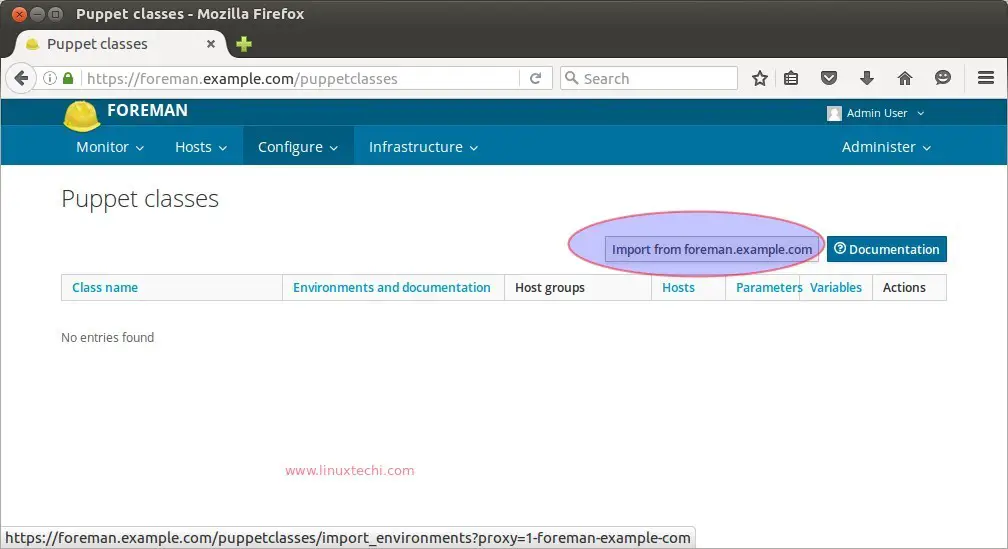 Import-Puppet-classes-NTP-foreman-dashboard