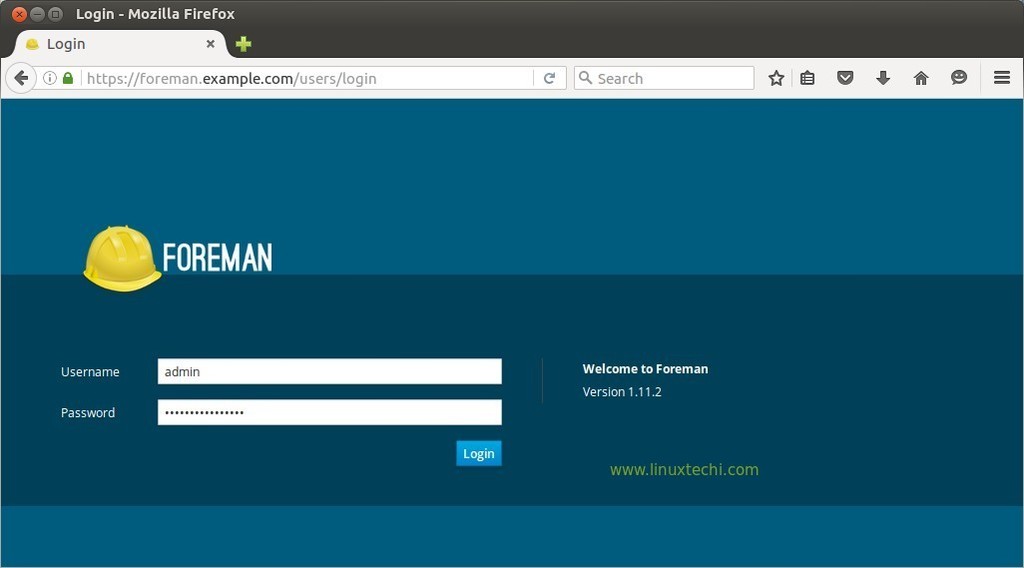 Login-foreman-dashboard