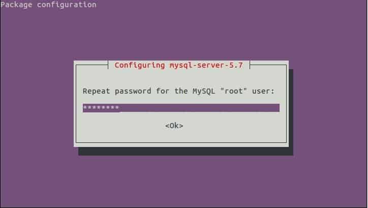 Ubuntu mysql server