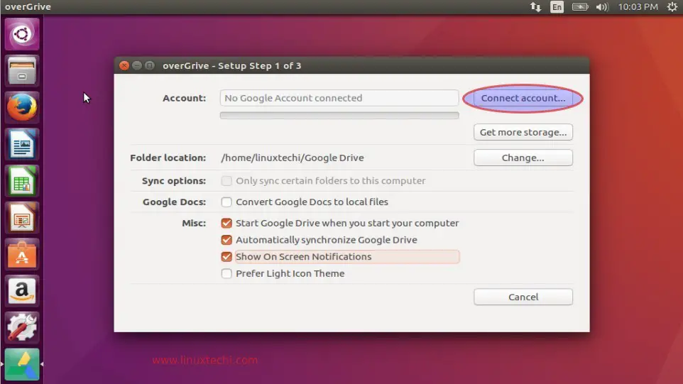 connect-account-overgrive-ubuntu-16