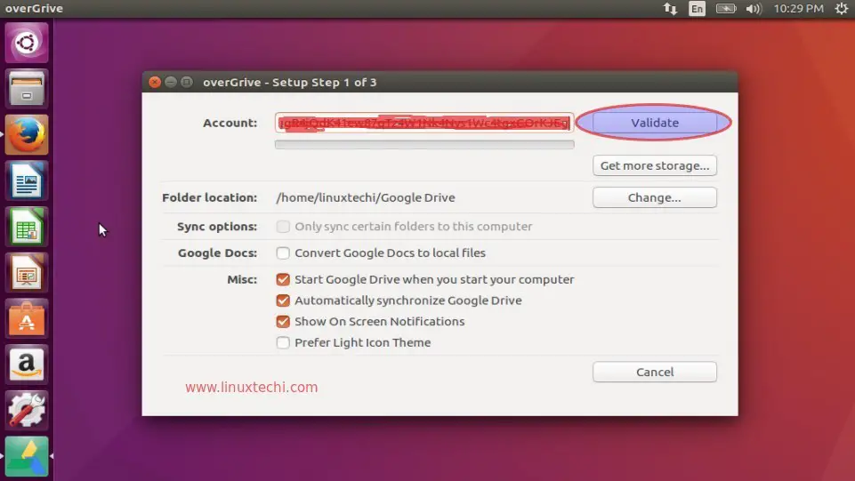 google-drive-authorization-code-ubuntu-overgrive