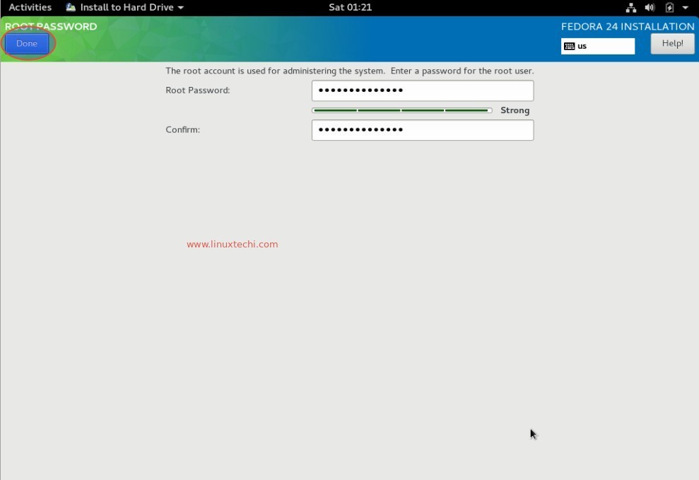 root-password-during-fedora24-workstation-installation