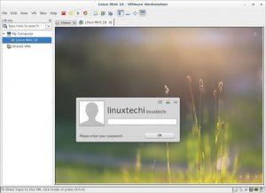 Linux-Mint-18-VMware Workstation