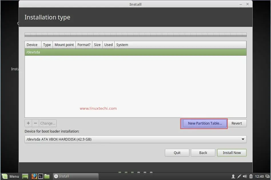 New-Partition-Table-LinuxMint18