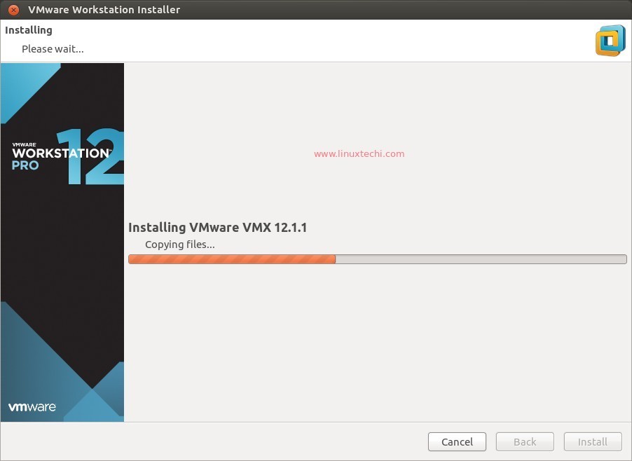 VMware-Workstation12-installation-Progress