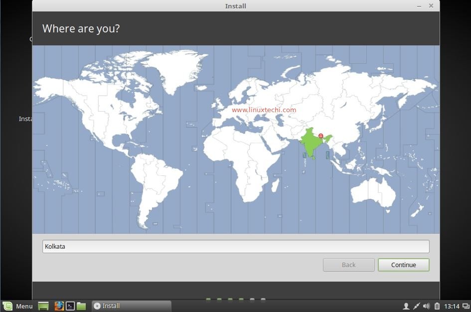 select-location-linuxmint18-installation