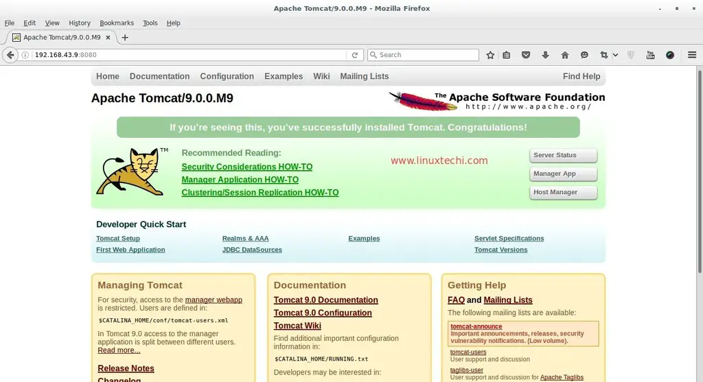 Apache-Tomcat-9-Page-CentOS7-RHEL7