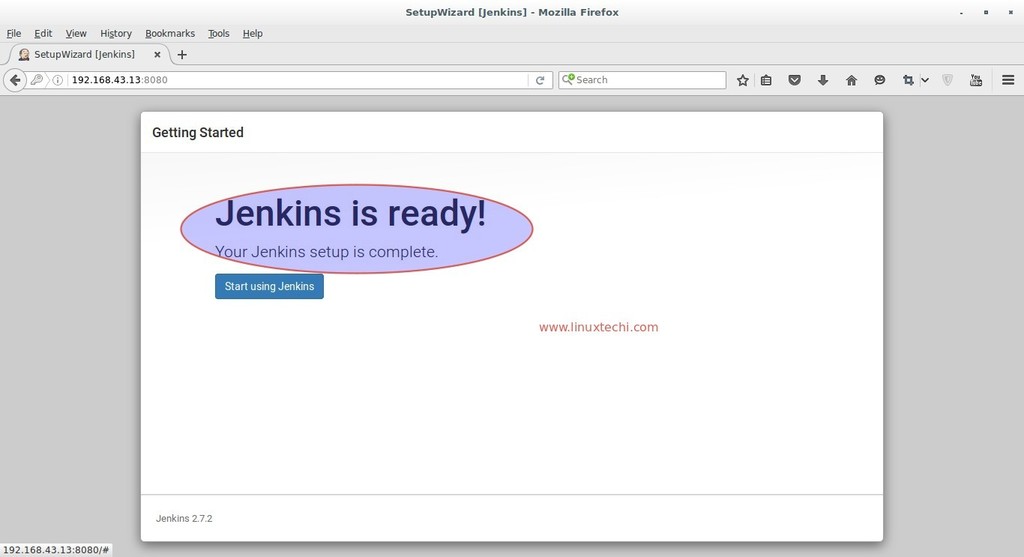 Jenkins-Installation-Completed-Message