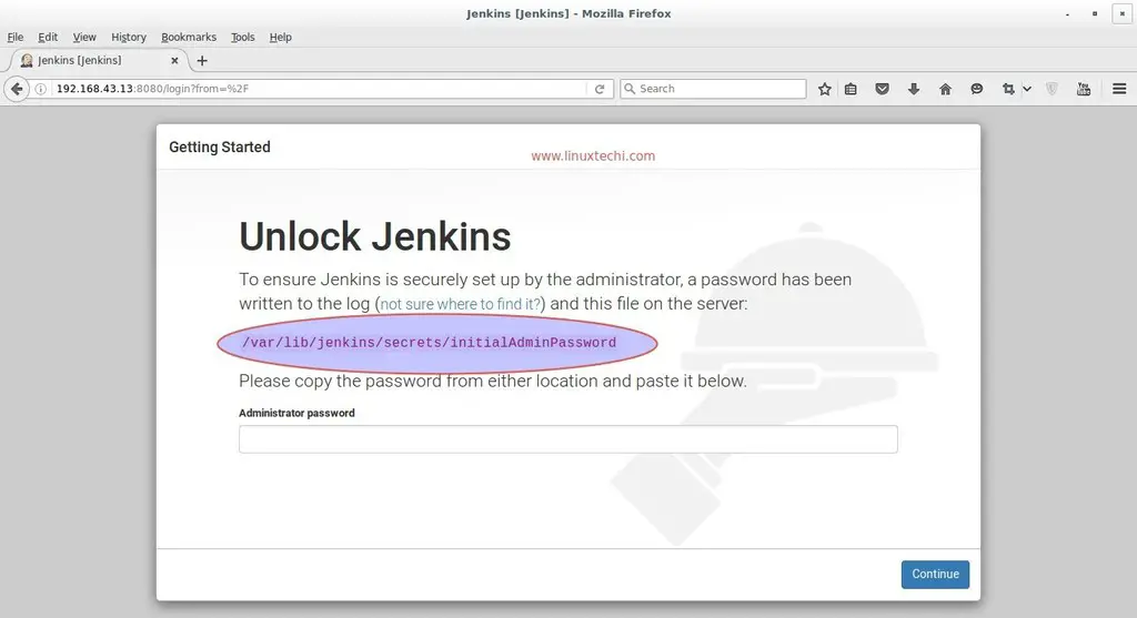Jenkins-administrator-password-centos7