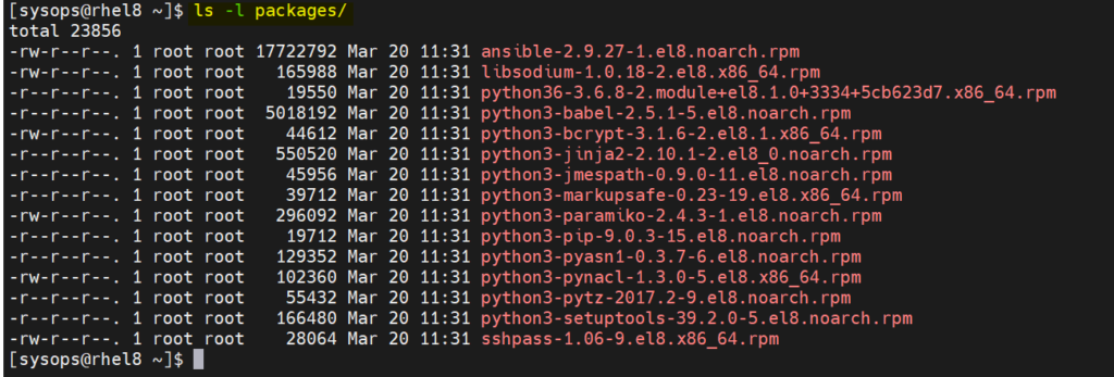 Verify-Downloaded-RPM-Packages-ls-Command