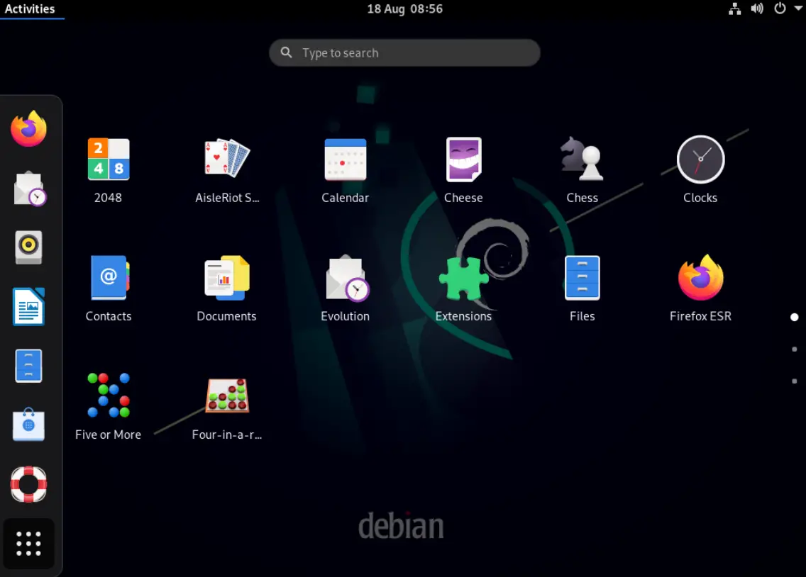 Debian-Linux-Desktop