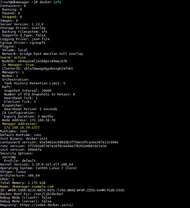 docker-info-command-output