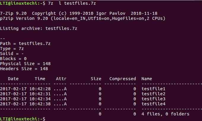 7zip download for linux