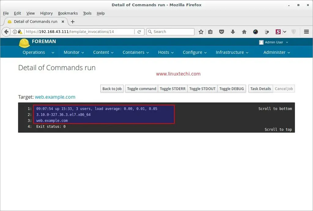 Detail-of-Commands-run-Foreman-Dashboard