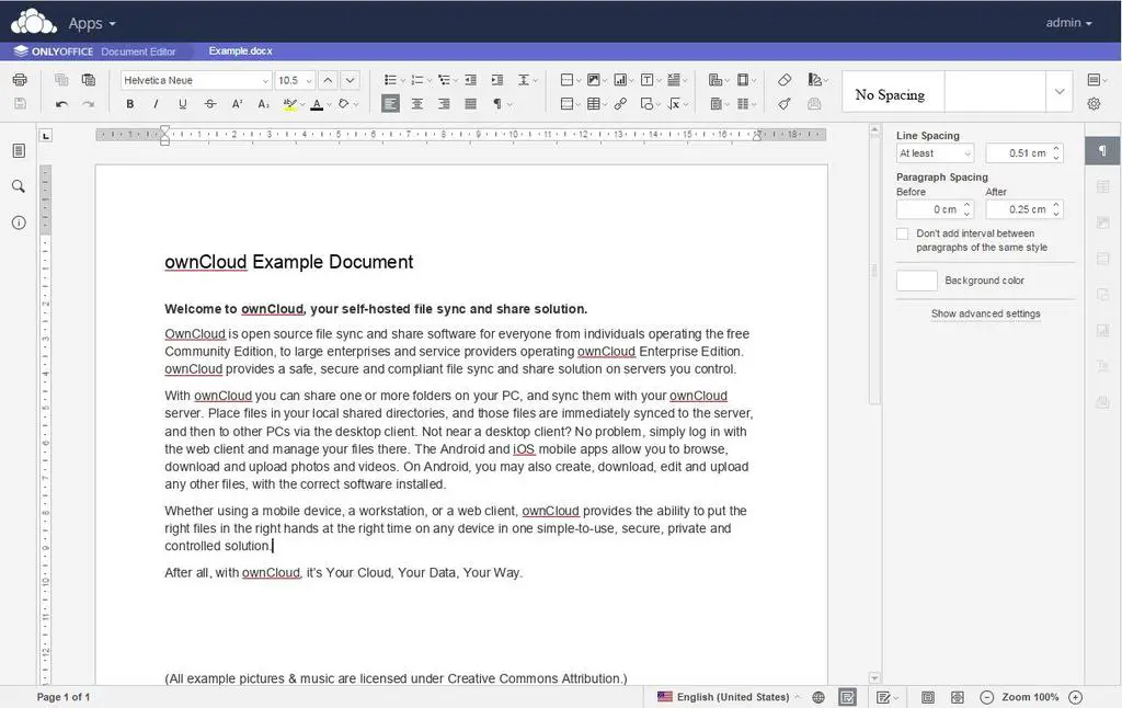 Edit-ownCloud-document-ONLYOFFICE